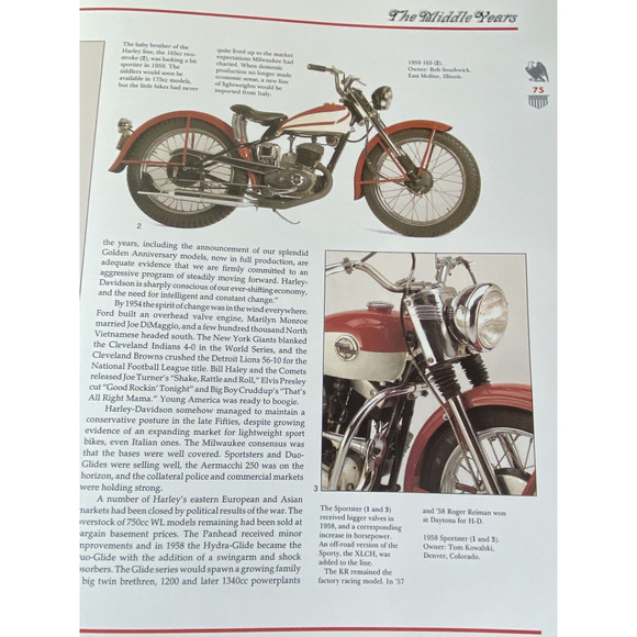 Harley-Davidson: The Ultimate Machine 100th Anniversary Edition 1903-2003 Book - Picture 11 of 13